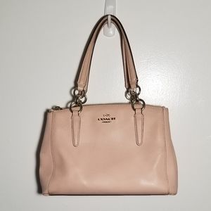 Coach Mini Christie Carryall Crossgrain Leather Handbag